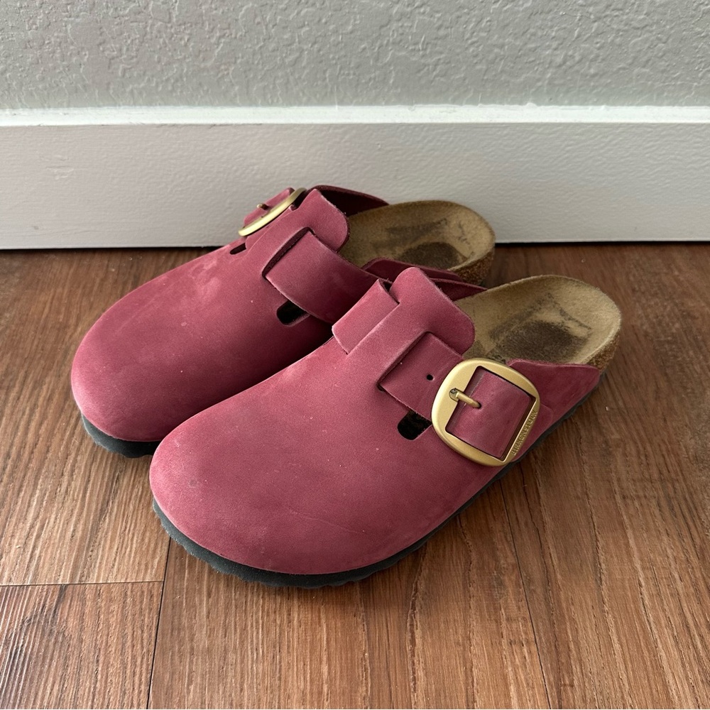 birkenstock boston big buckle clog